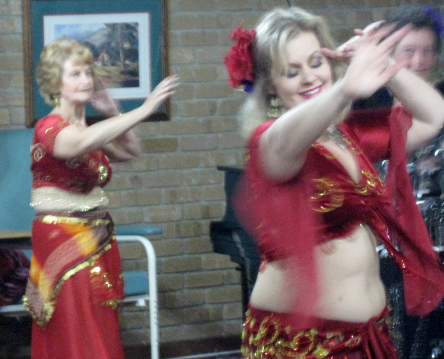 The Bridgewater Babes dancing at Perry Park