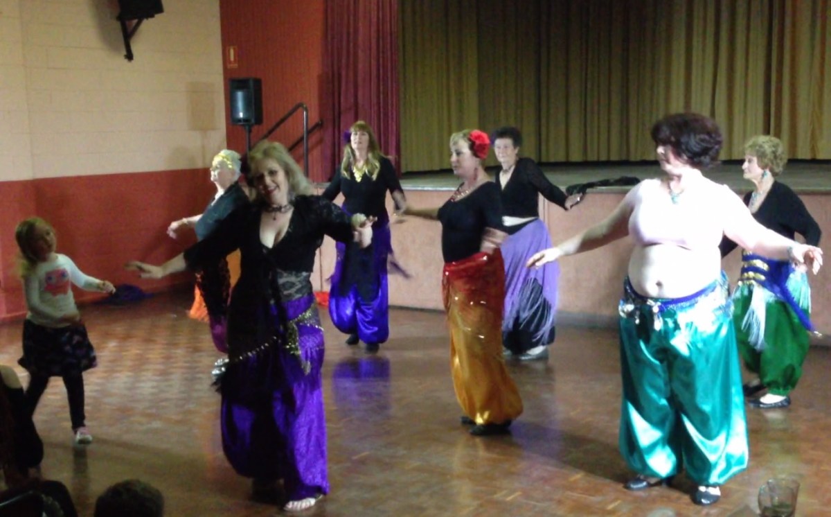 Bridgewater dancers at hafla