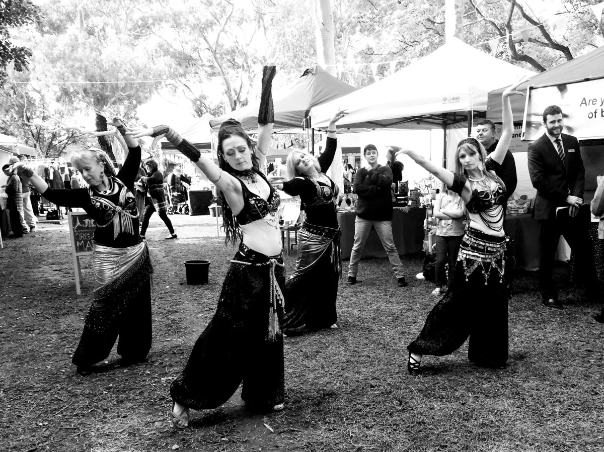 Belly Dance Amethyst's Velvet Caravan at Fullarton Markets