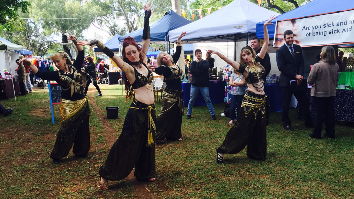 Belly Dance Amethyst's Velvet Caravan at Fullarton Markets