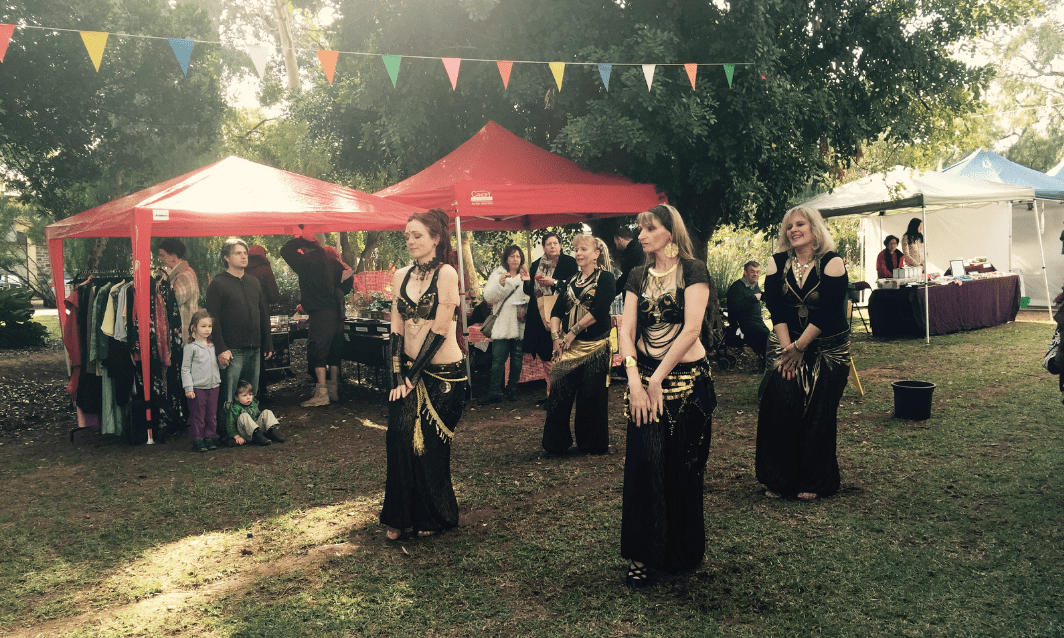 Belly Dance Amethyst's Velvet Caravan at Fullarton Markets