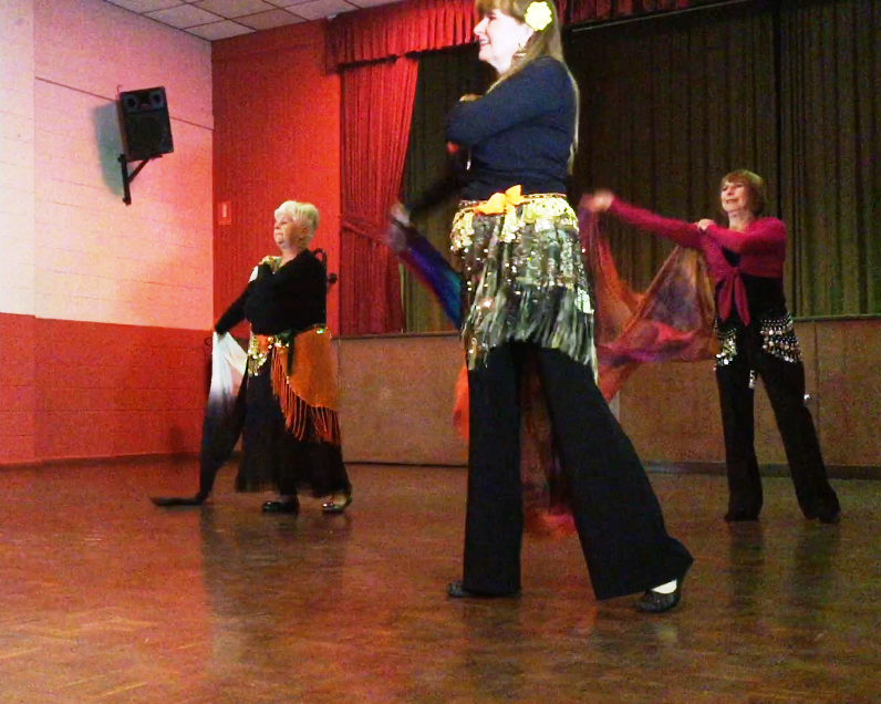 Bridgewater Dancers performing a drum solo