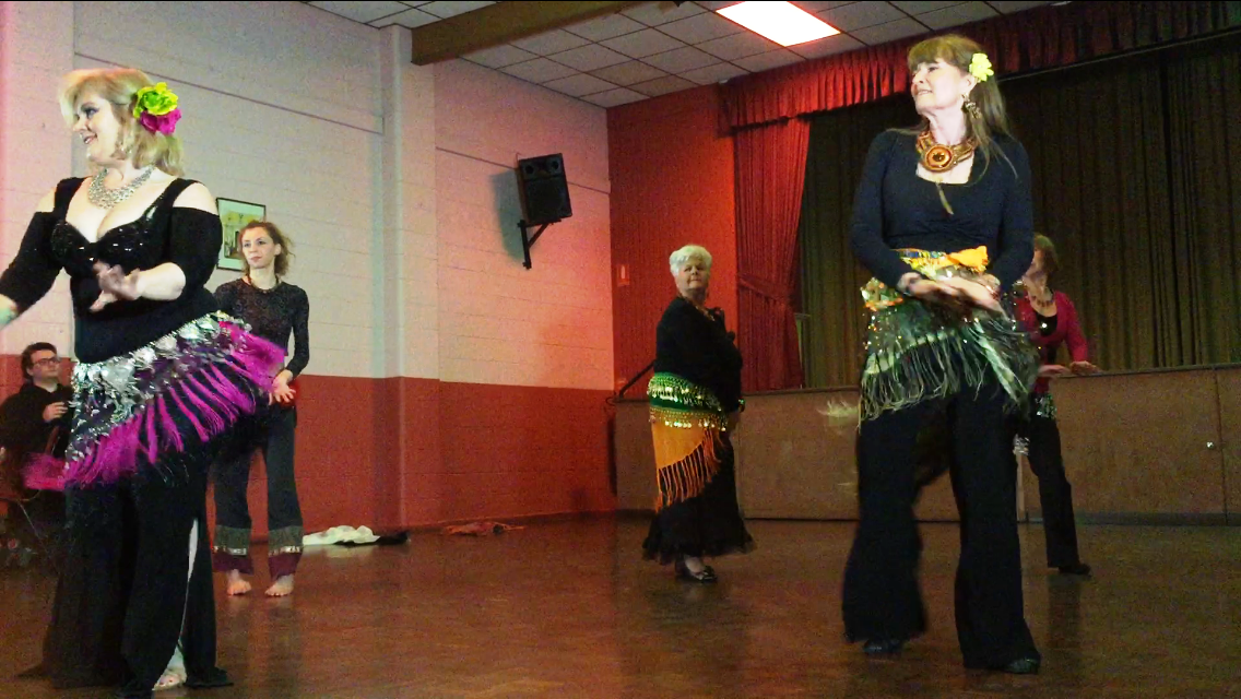 Bridgewater Dancers performing a drum solo
